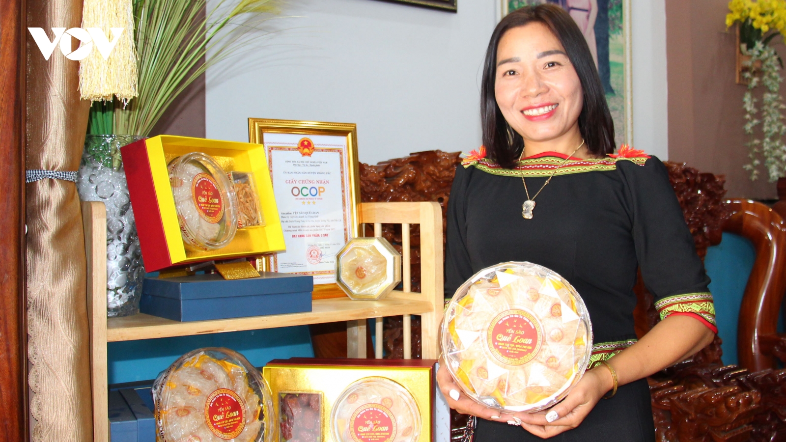 Cô giáo Êđê-Bru Vân Kiều ở Đắk Lắk khởi nghiệp, chinh phục thị trường yến sào